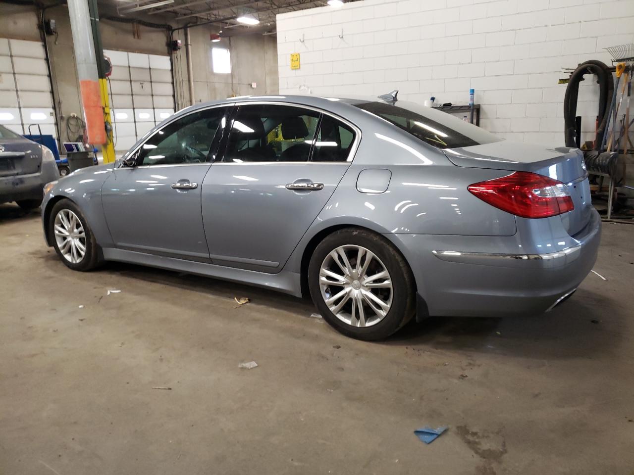 2014 Hyundai Genesis VIN KMHGC4DD8EU259440 Copart auction photo, front end / vandalism damage thumbnail 2