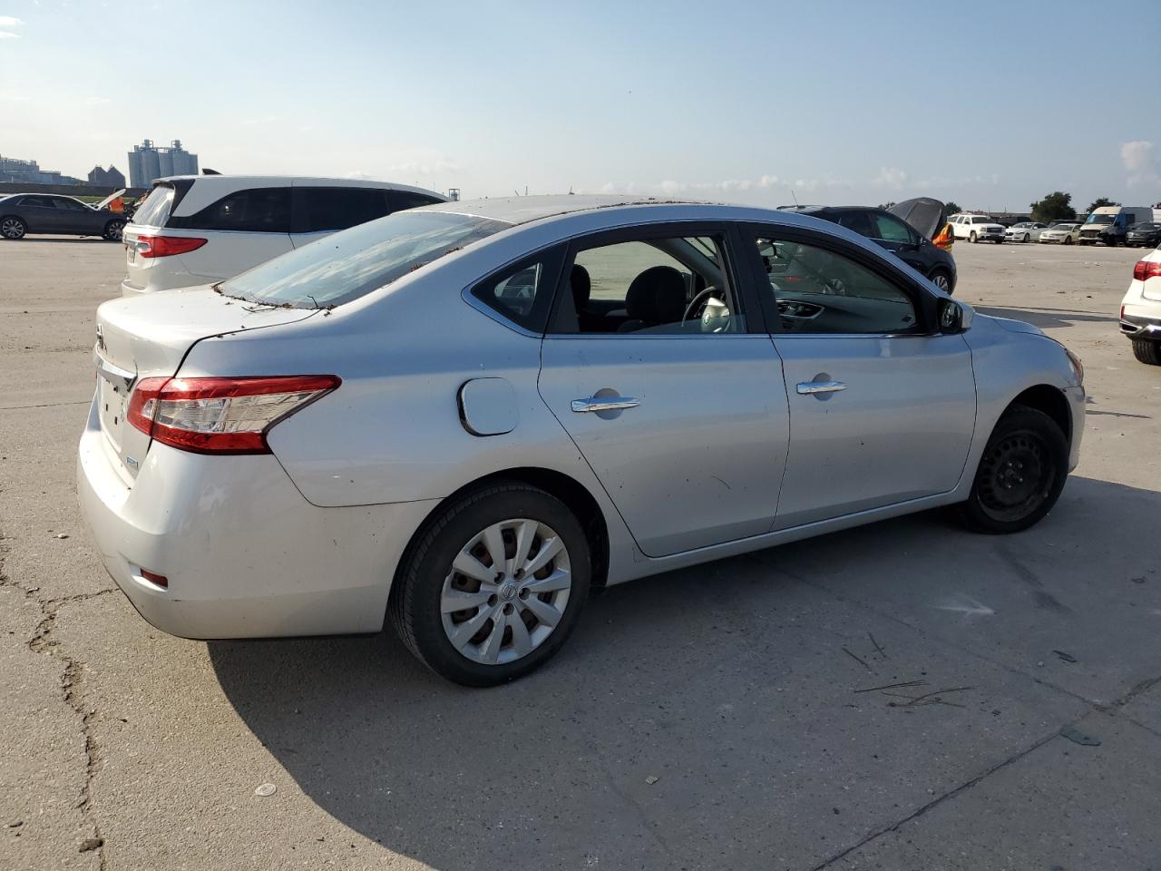 2014 Nissan Sentra VIN 3N1AB7AP7EL678955 Copart auction photo, water/flood damage thumbnail 3