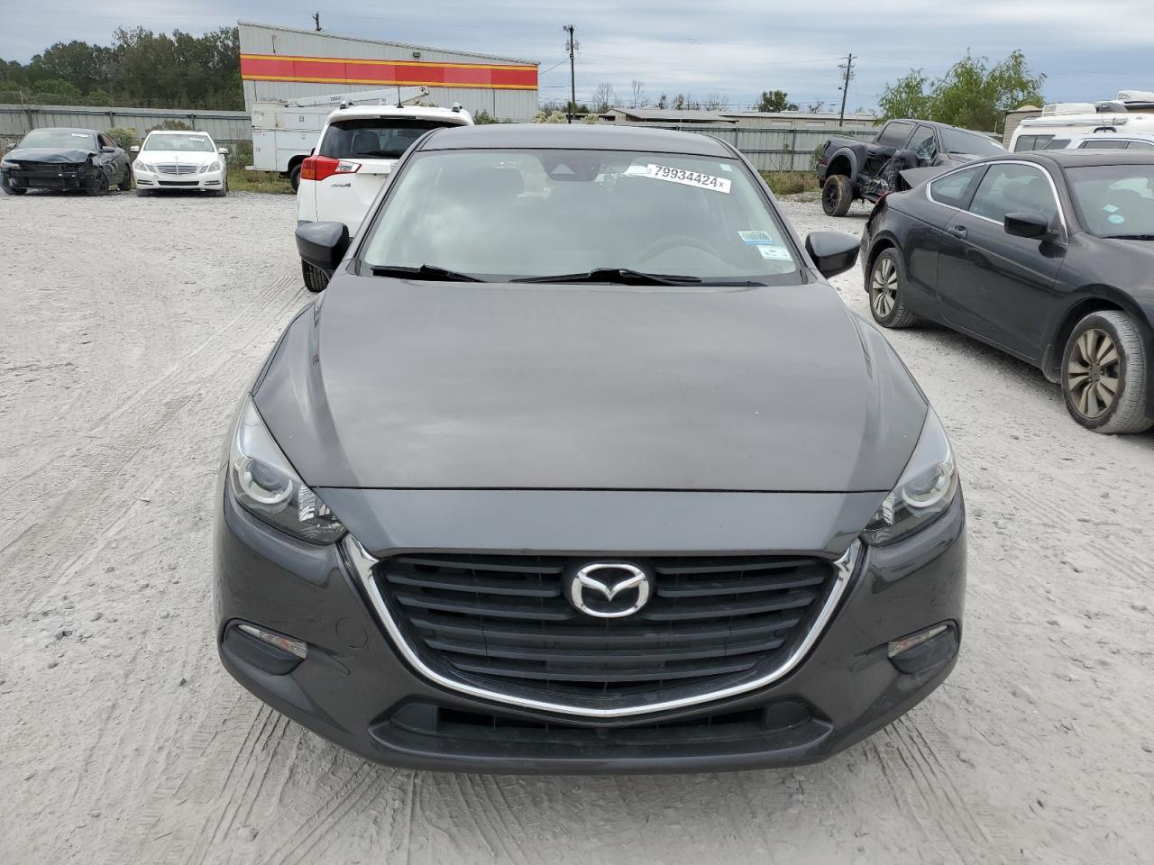 2018 Mazda 3 VIN 3MZBN1K76JM174953 Copart auction photo, rear end damage thumbnail 5