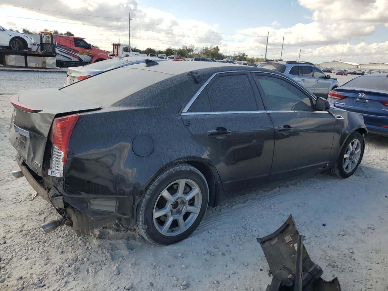 2009 Cadillac CTS VIN 1G6DV57V490159055 Copart auction photo, all over damage thumbnail 3