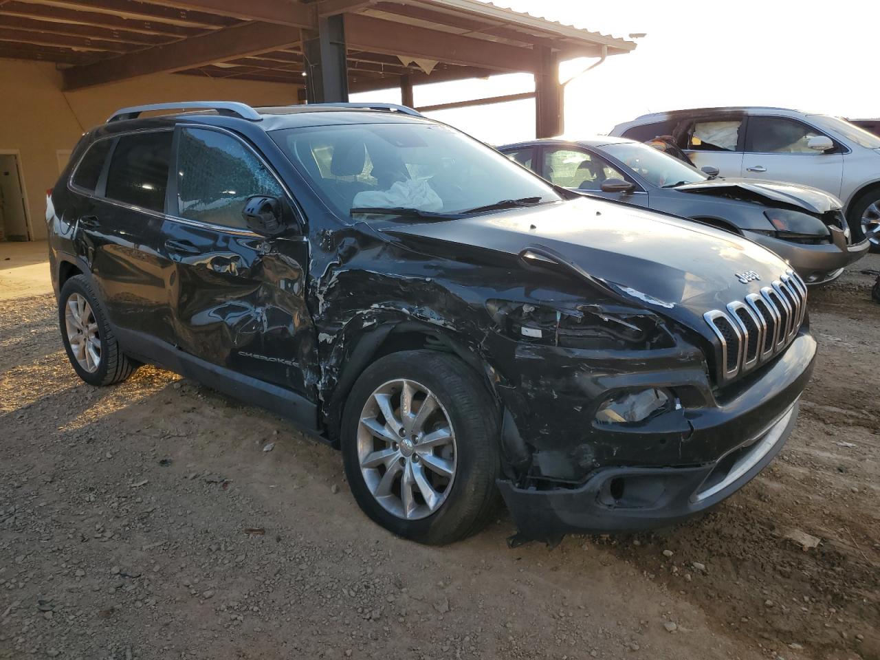 2016 Jeep Grand Cherokee VIN 1C4PJLDS9GW173385 Copart auction photo, side / front end damage thumbnail 4