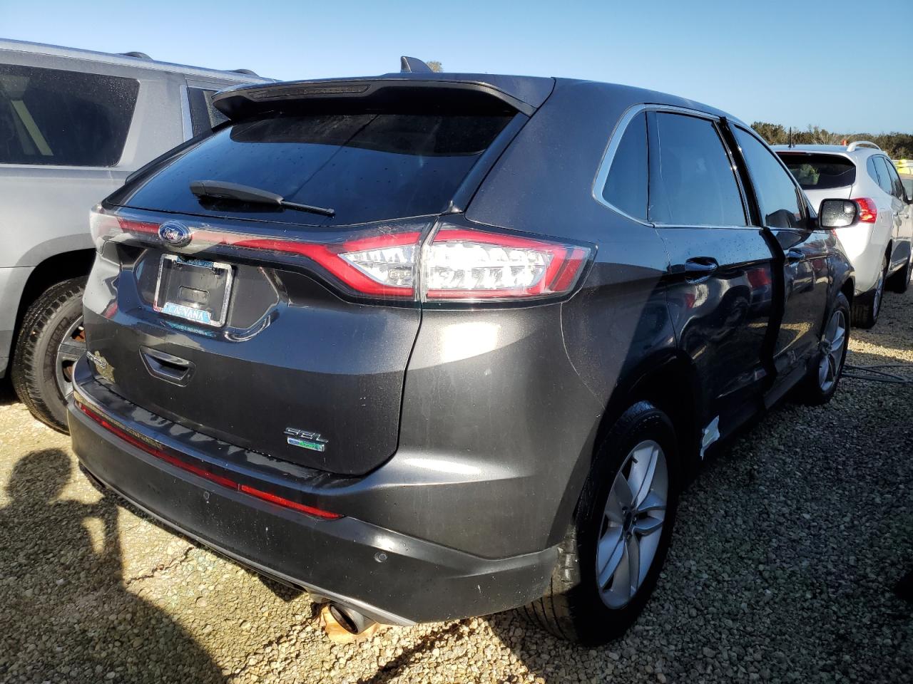 2017 Ford Edge VIN 2FMPK3J95HBC10641 Copart auction photo, water/flood damage thumbnail 3