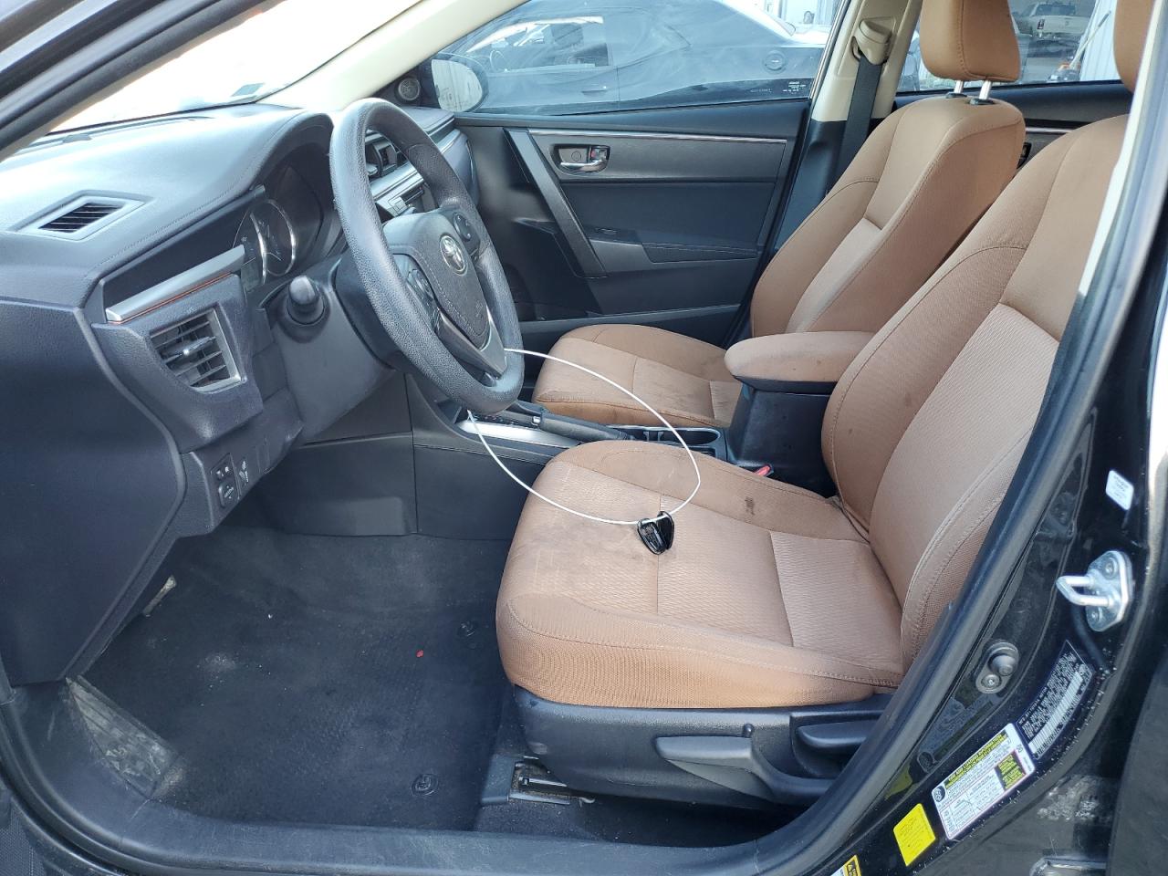 2015 Toyota Corolla VIN 2T1BURHE3FC251207 Copart auction photo, rear end damage thumbnail 7