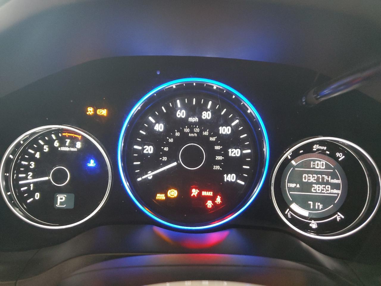 2022 Honda HR-V VIN 3CZRU5H11NM730407 Copart auction photo, front end damage thumbnail 9