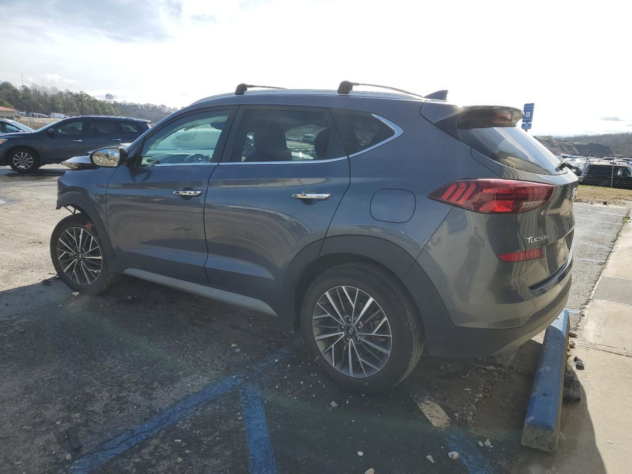 2021 Hyundai Tucson VIN KM8J33AL7MU407944 Copart auction photo, front end / mechanical damage thumbnail 2