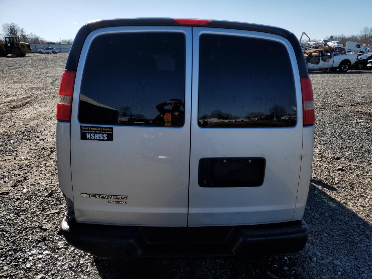 2014 Chevrolet Express VIN 1GAWGPFA5E1206360 Copart auction photo, side / rear end damage thumbnail 6