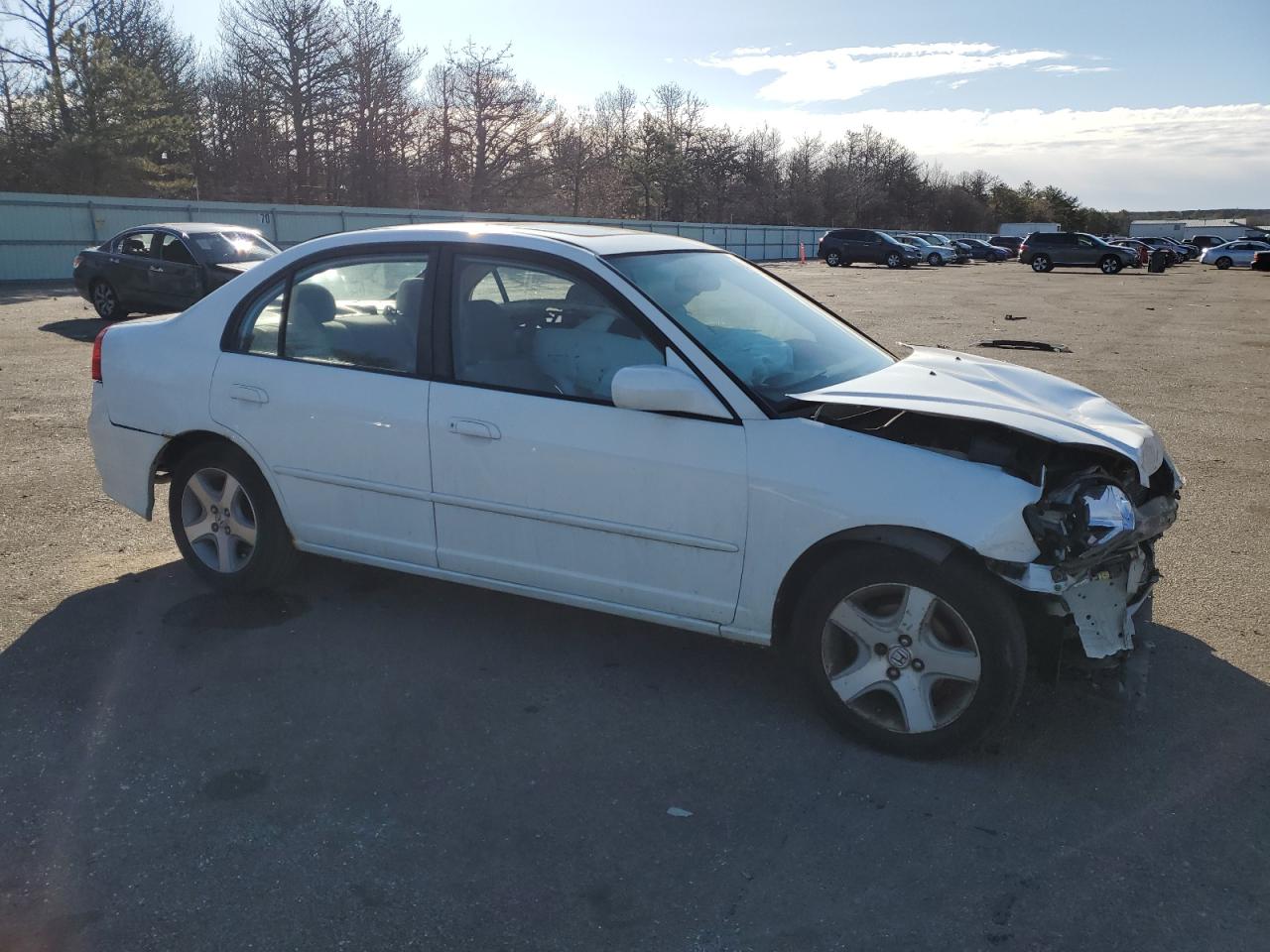 2005 Honda Civic VIN 2HGES26785H522038 Copart auction photo, front end / minor dent/scratches damage thumbnail 4