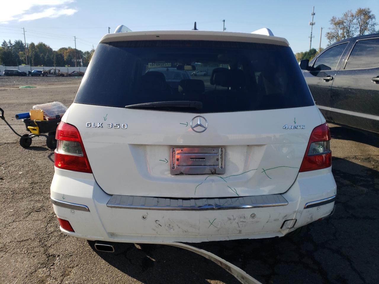 2010 Mercedes-Benz GLK-klasse VIN WDCGG8HB0AF354141 Copart auction photo, rear end damage thumbnail 6