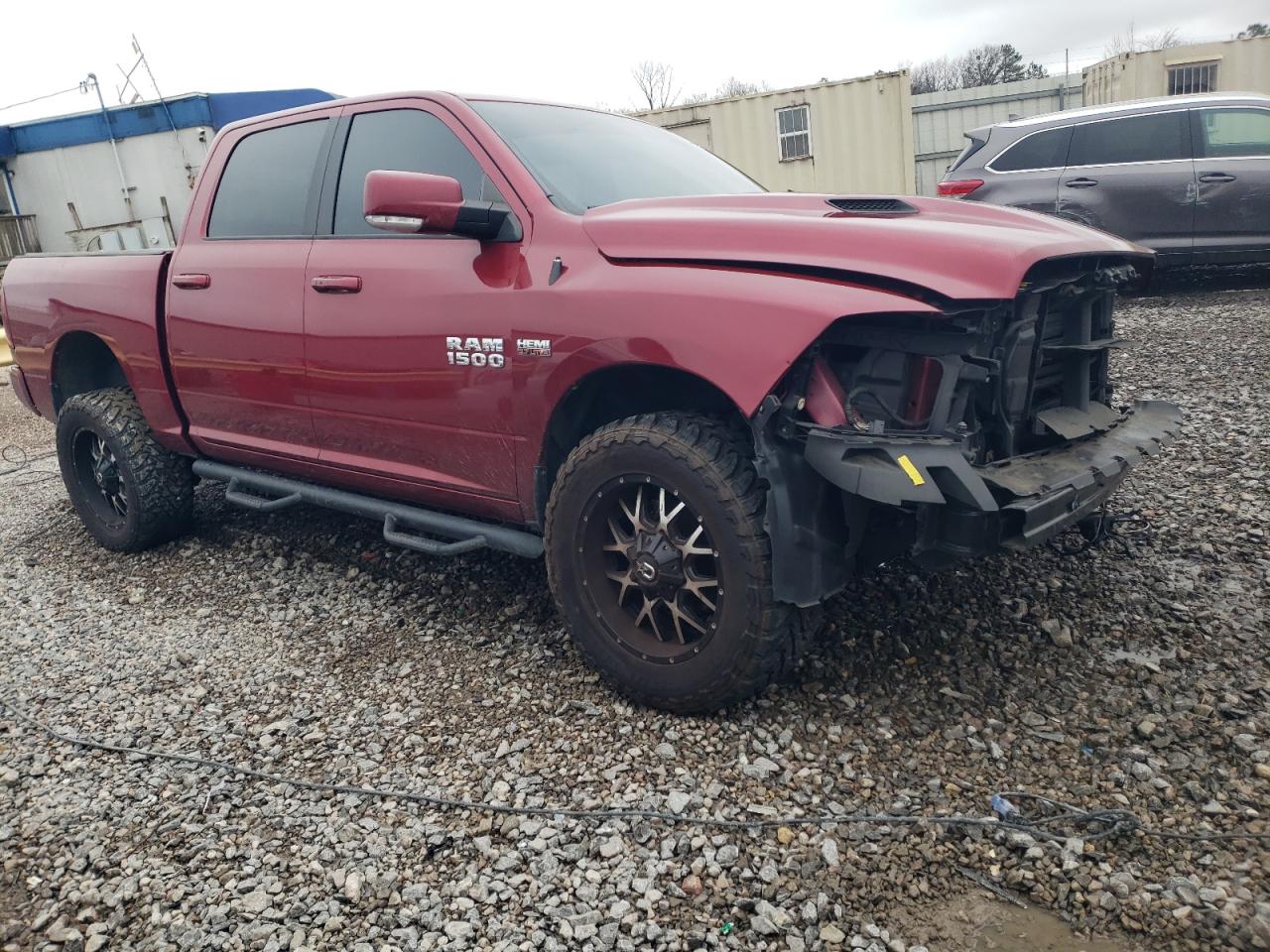 2015 RAM 1500 VIN 1C6RR7MT5FS747107 Copart auction photo, front end damage thumbnail 4
