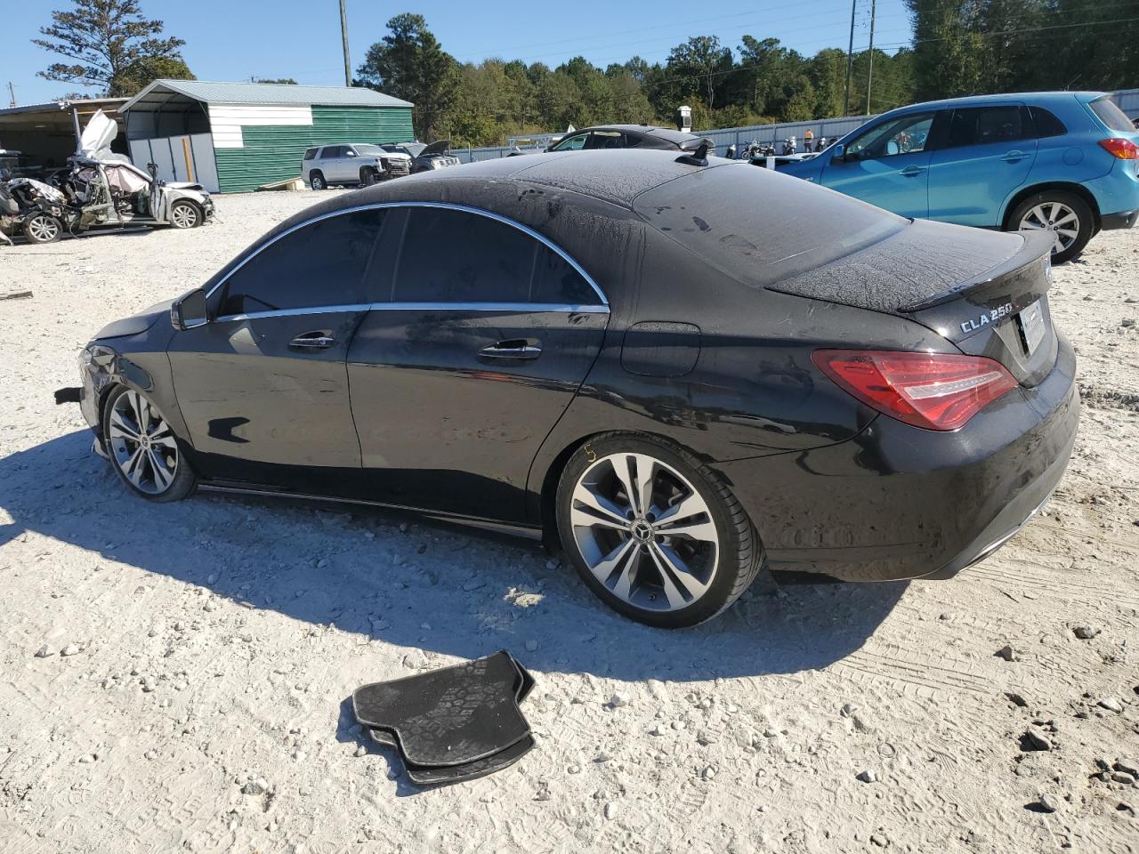 2018 Mercedes-Benz CLA-klasse VIN WDDSJ4EBXJN569908 Copart auction photo, front end damage thumbnail 2
