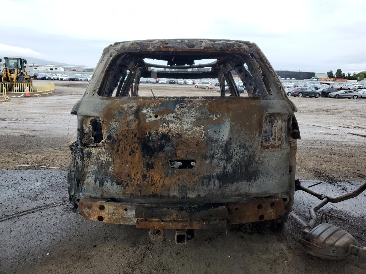 2012 GMC Acadia VIN 1GKKVTED6CJ234167 Copart auction photo, burn damage thumbnail 6