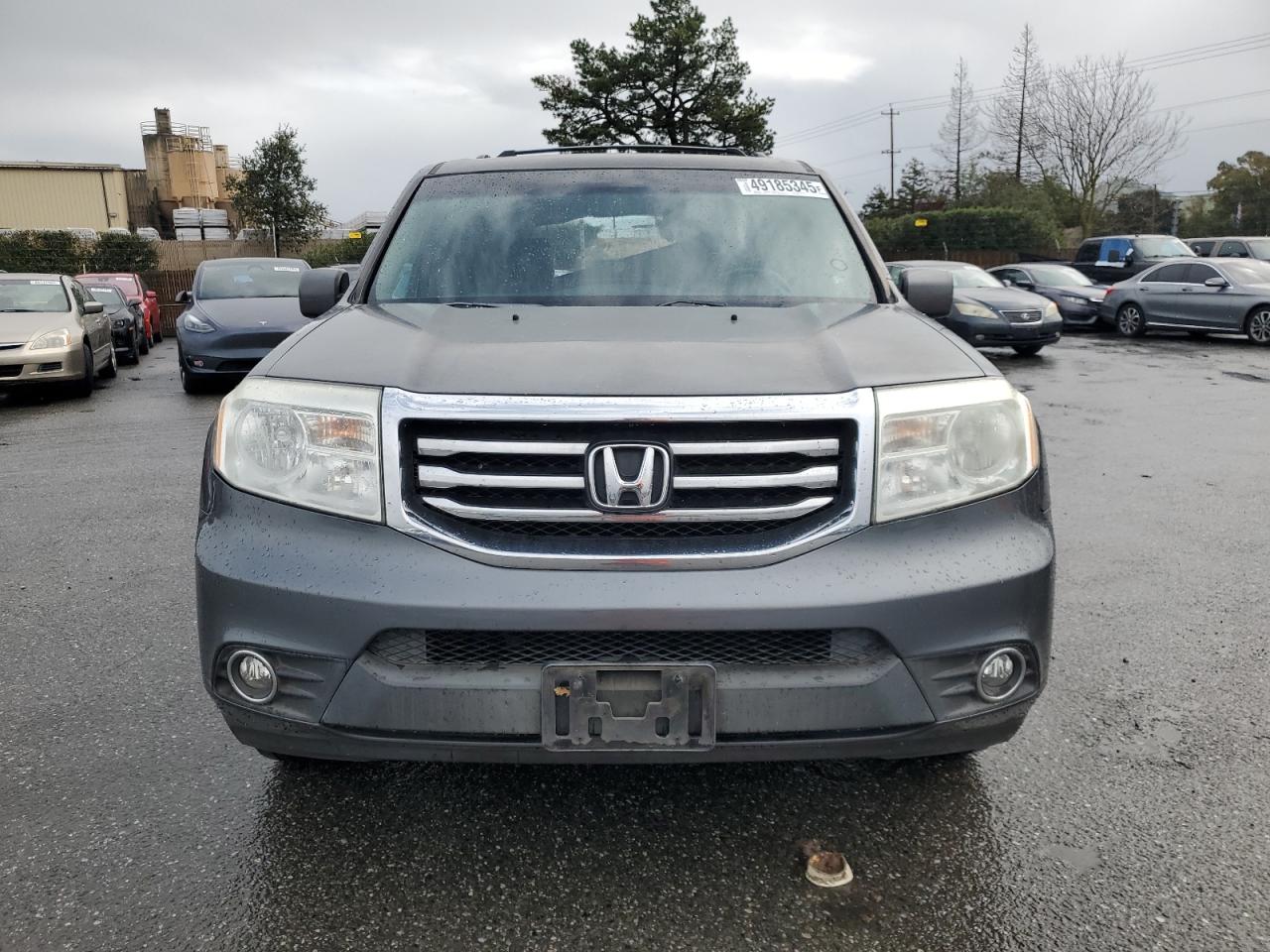 2012 Honda Pilot VIN 5FNYF4H47CB044566 Copart auction photo, rear end damage thumbnail 5
