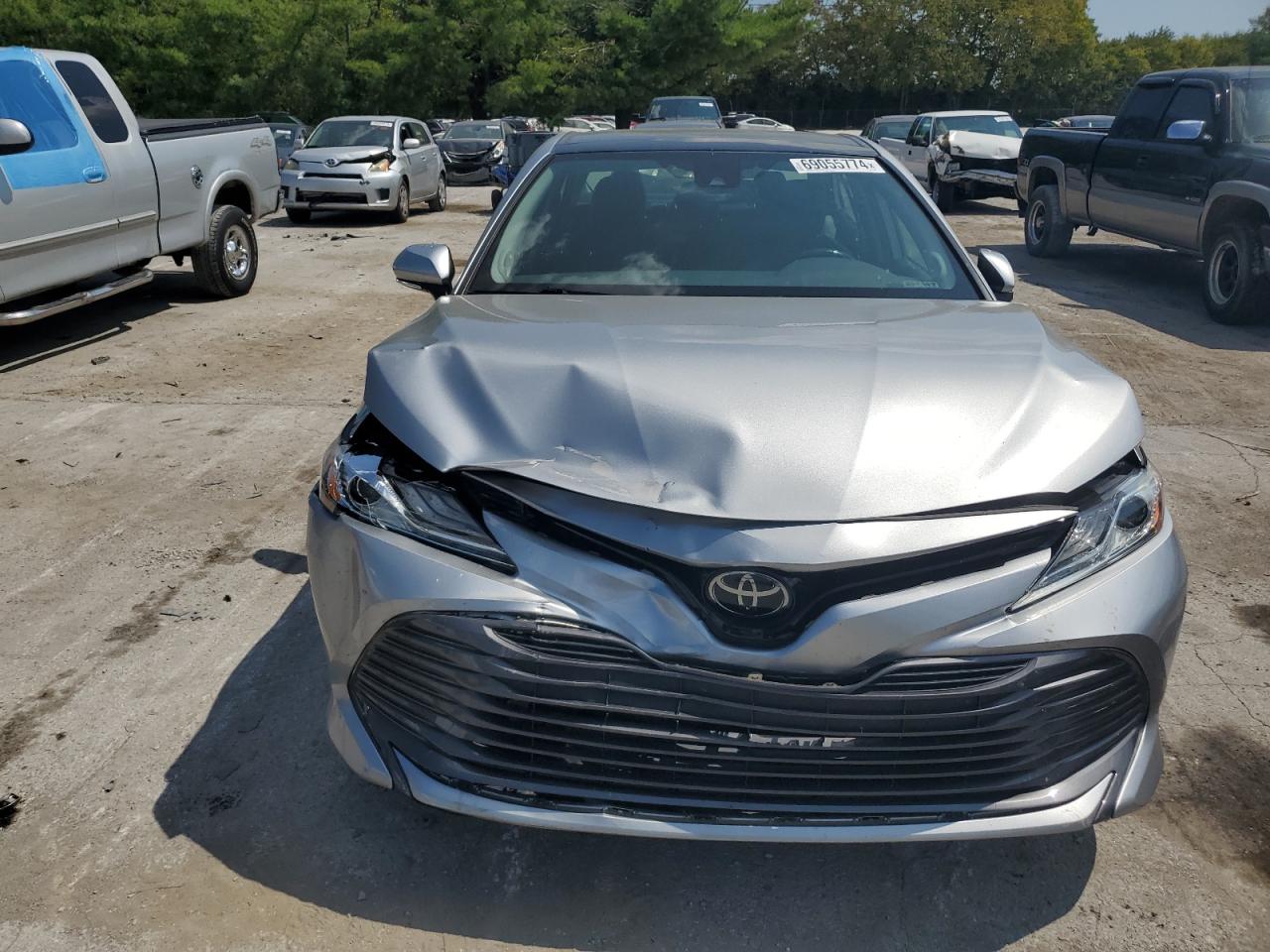 2019 Toyota Camry VIN 4T1B11HK8KU754546 Copart auction photo, front end damage thumbnail 5