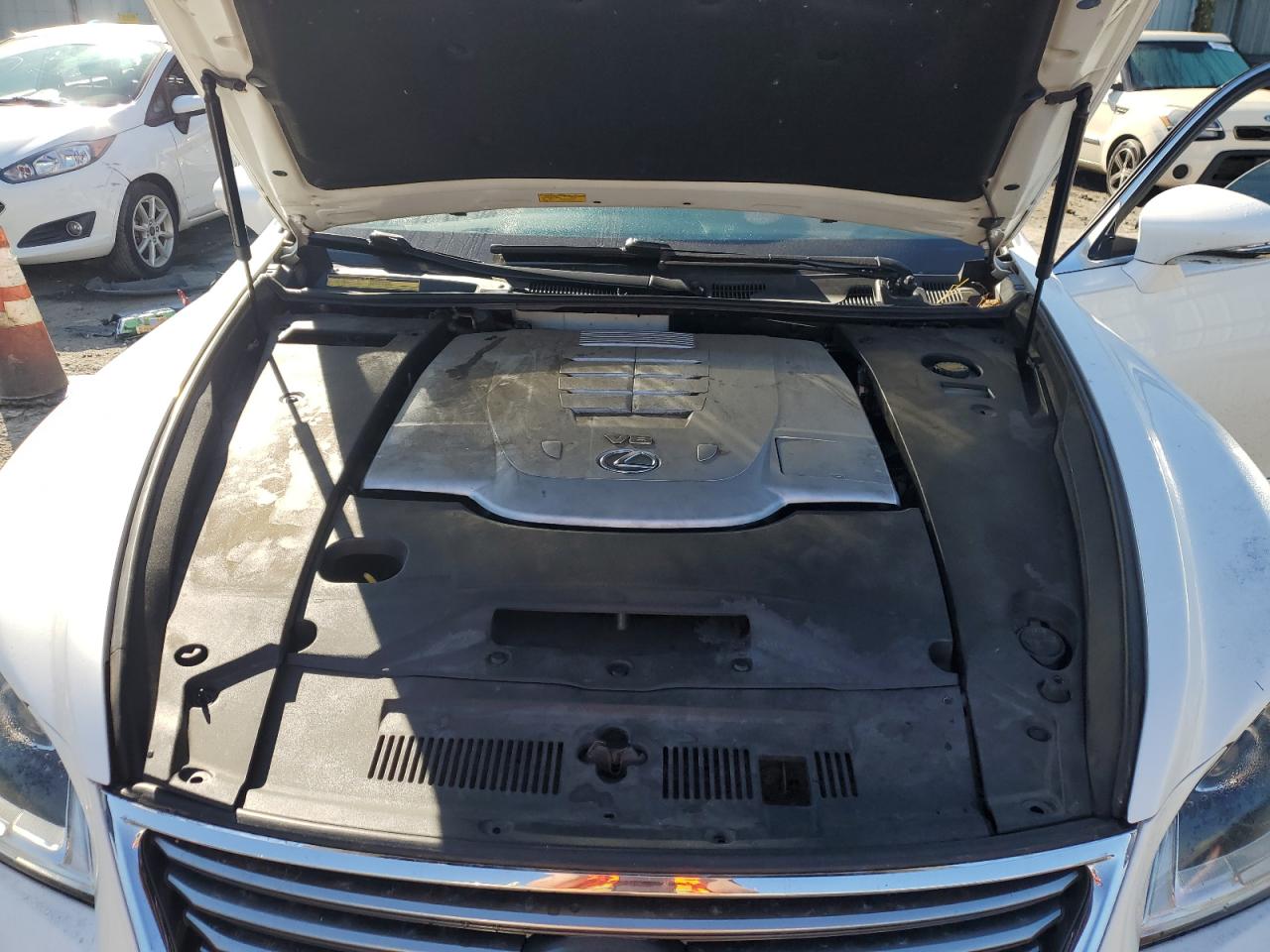 2014 Lexus LS VIN JTHBL5EF0E5127897 Copart auction photo, rear end damage thumbnail 11