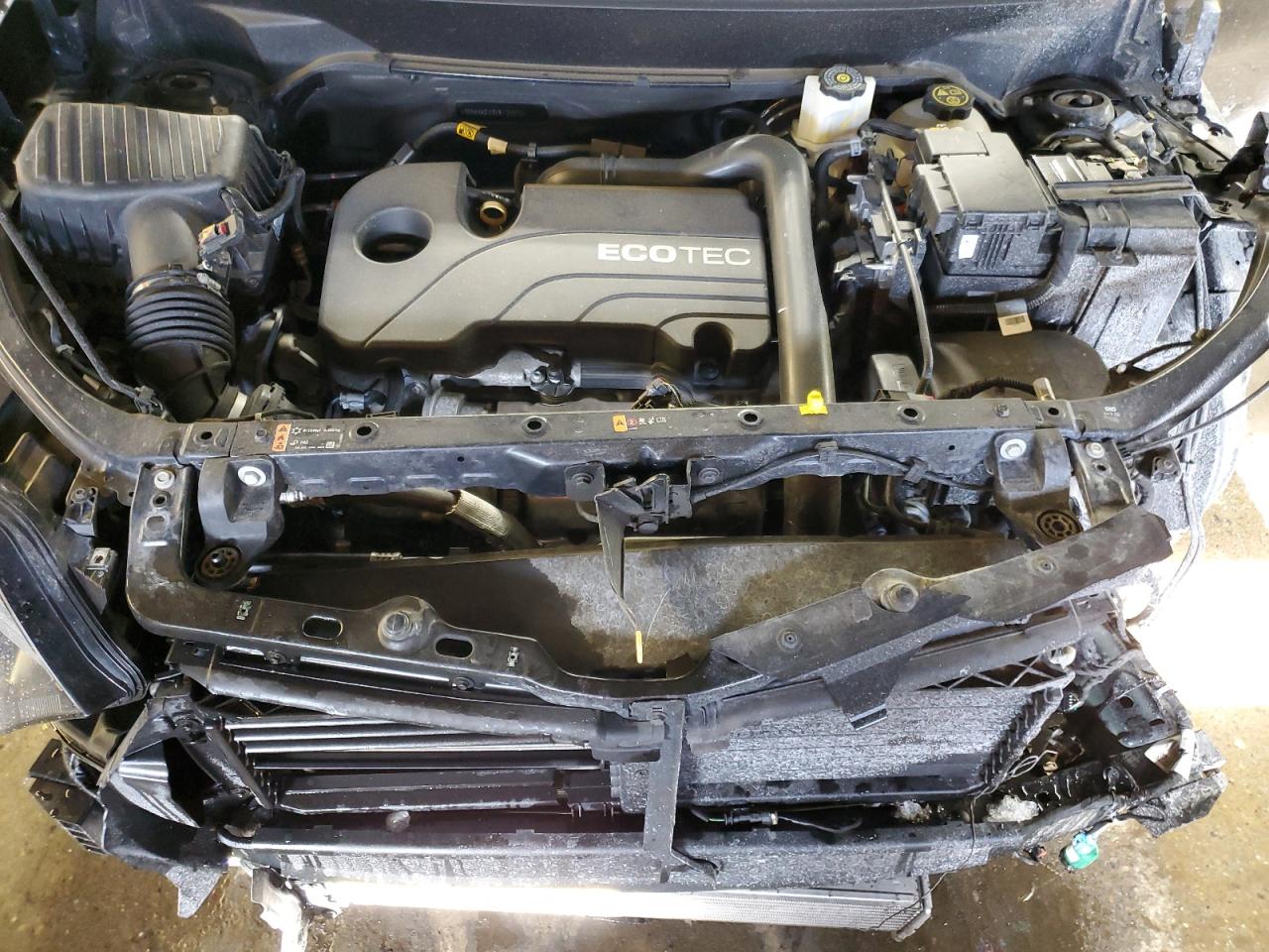 2021 Chevrolet Equinox VIN 3GNAXKEV3MS125855 Copart auction photo, undercarriage / front end damage thumbnail 12