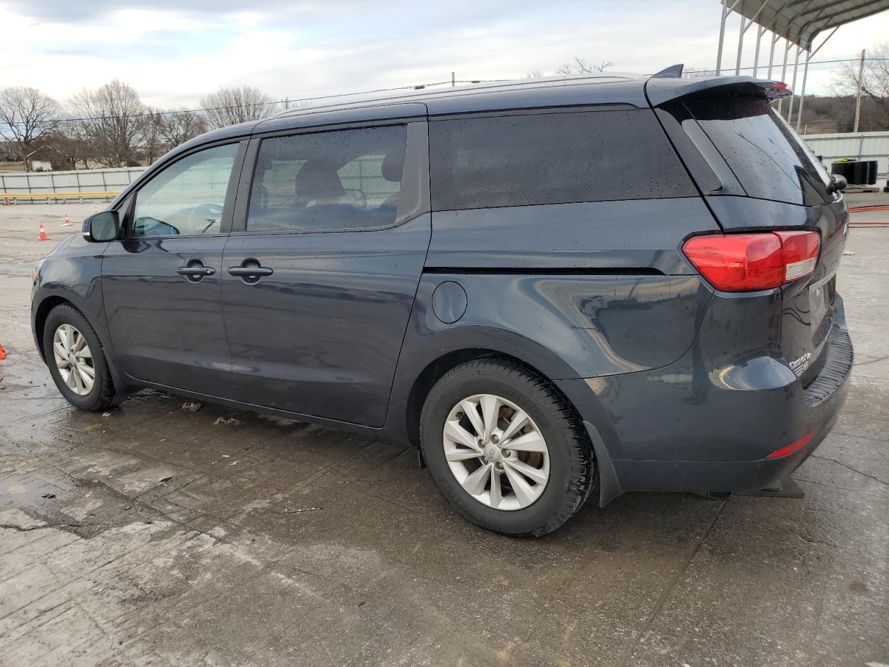 2016 KIA Sedona VIN KNDMB5C14G6203378 Copart auction photo, rear end damage thumbnail 2