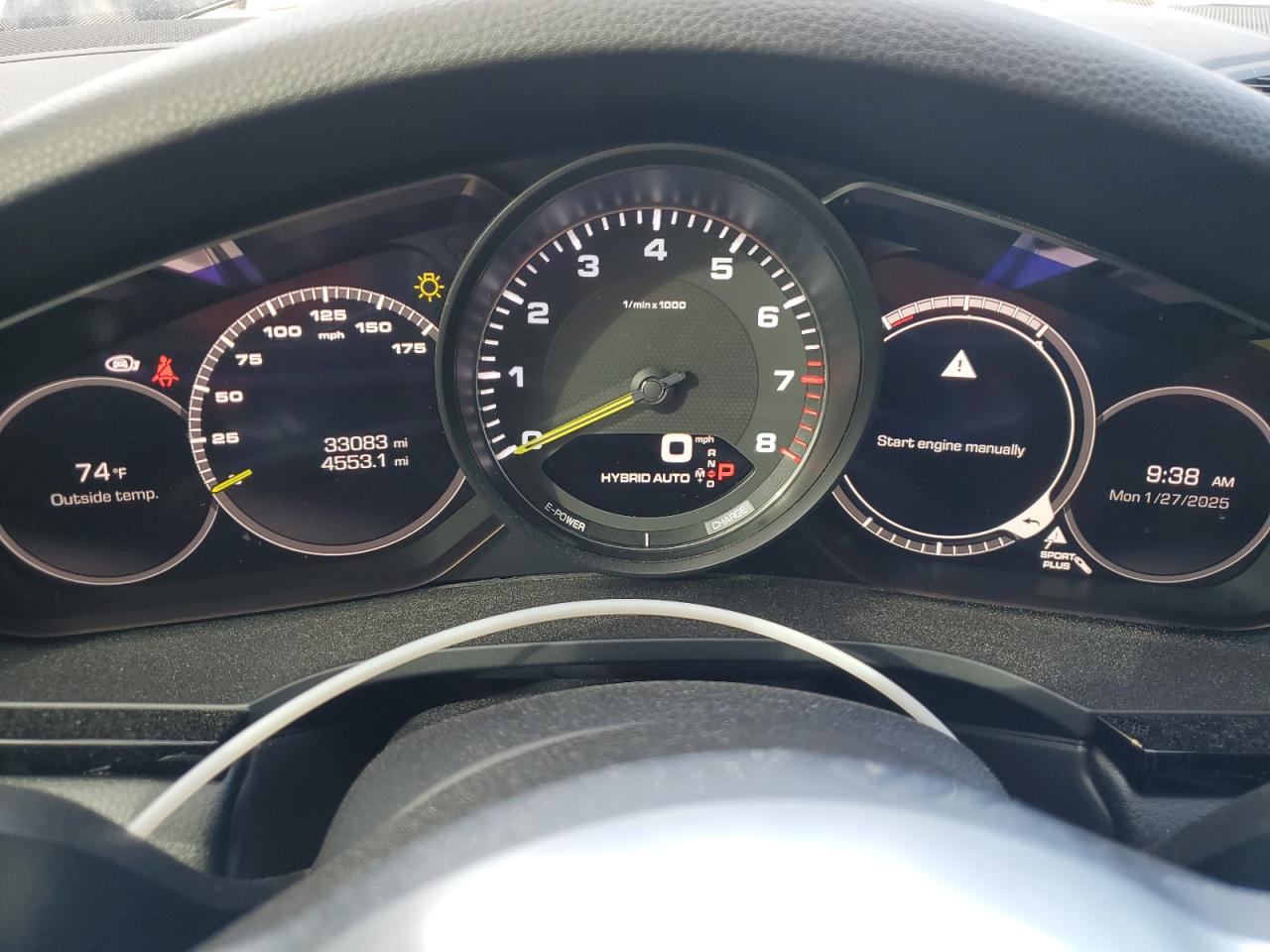 2020 Porsche Cayenne VIN WP1AE2AY7LDA22692 Copart auction photo, front end damage thumbnail 9
