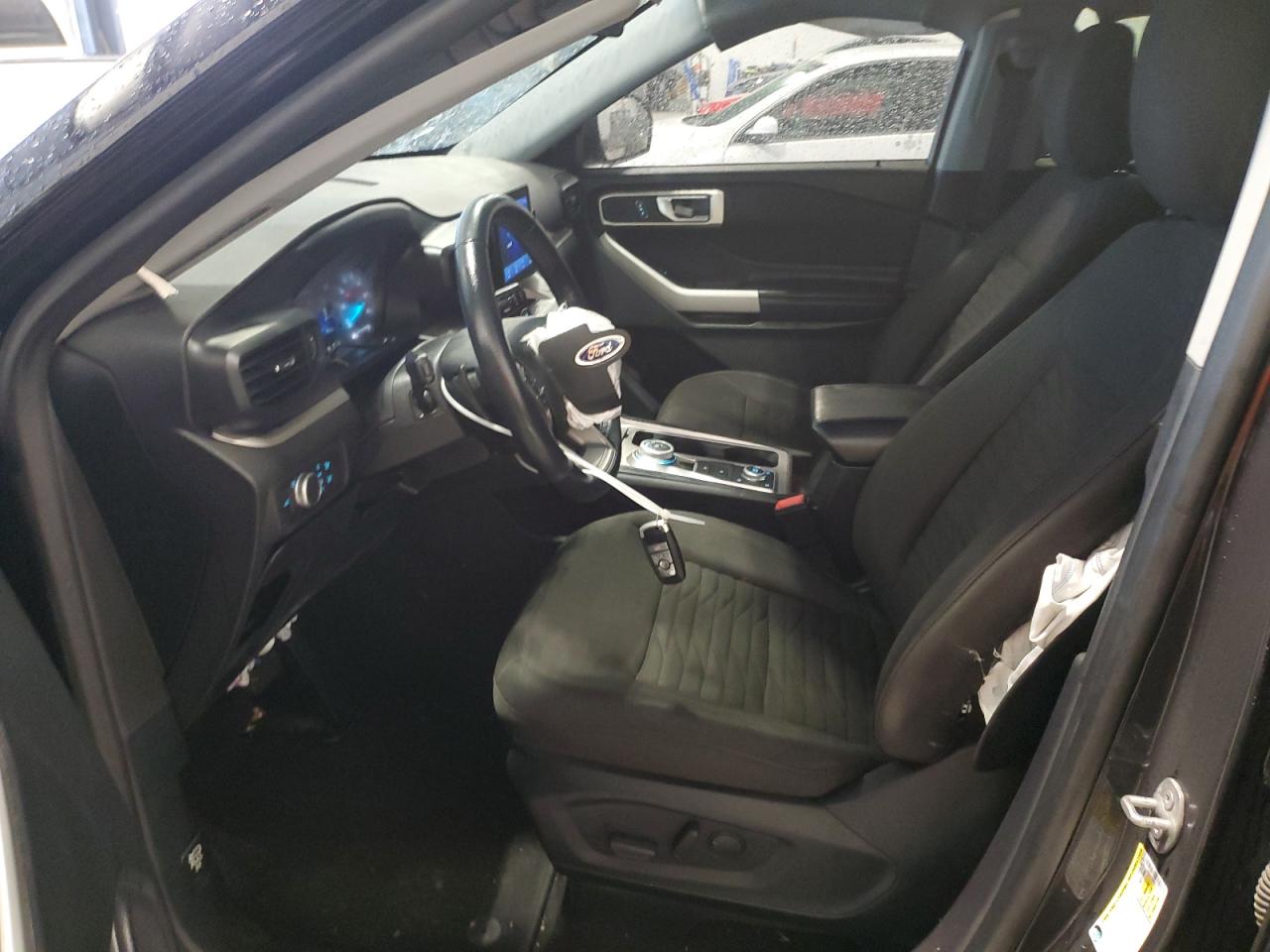 2020 Ford Explorer VIN 1FMSK8DH3LGC90226 Copart auction photo, front end / side damage thumbnail 7