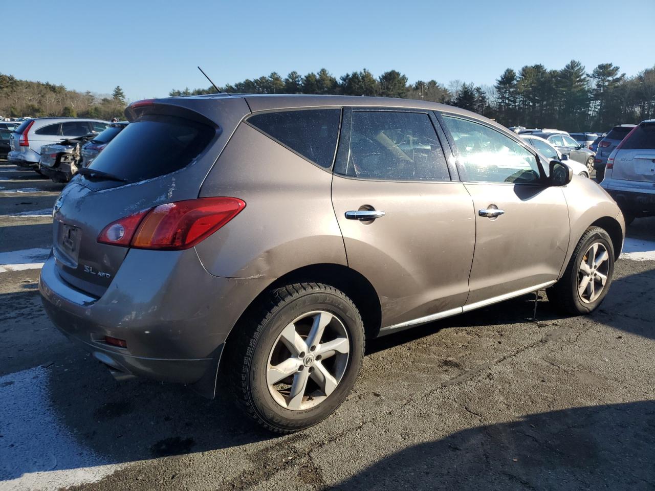 2009 Nissan Murano VIN JN8AZ18W59W132100 Copart auction photo, front end damage thumbnail 3