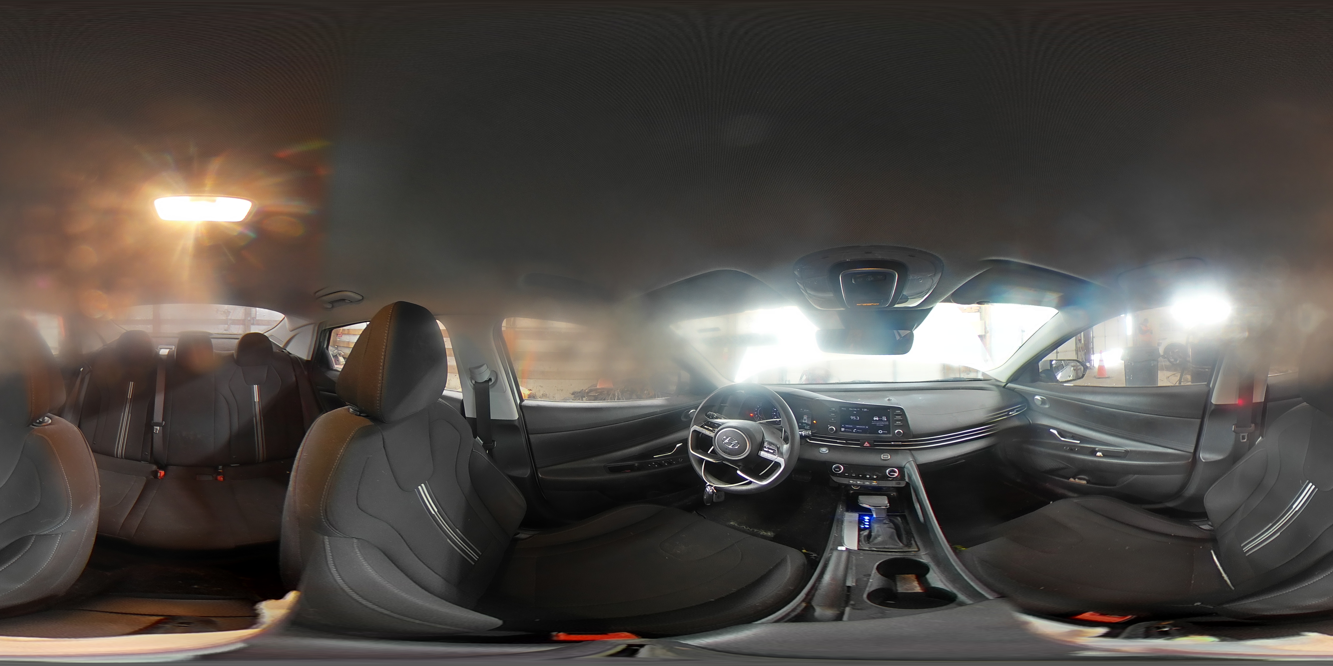 2021 Hyundai Elantra VIN 5NPLM4AG1MH031707 Copart auction photo, front end damage thumbnail 14