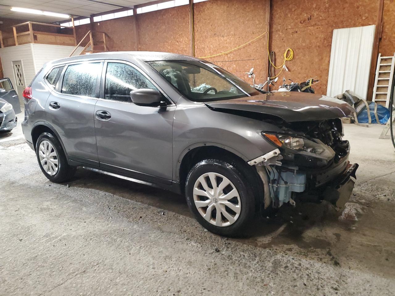 2018 Nissan Rogue VIN JN8AT2MV0JW314862 Copart auction photo, front end / side damage thumbnail 4
