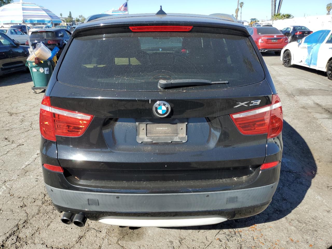 2013 BMW X3 VIN 5UXWX9C5XD0A10723 Copart auction photo, minor dent/scratches damage thumbnail 6