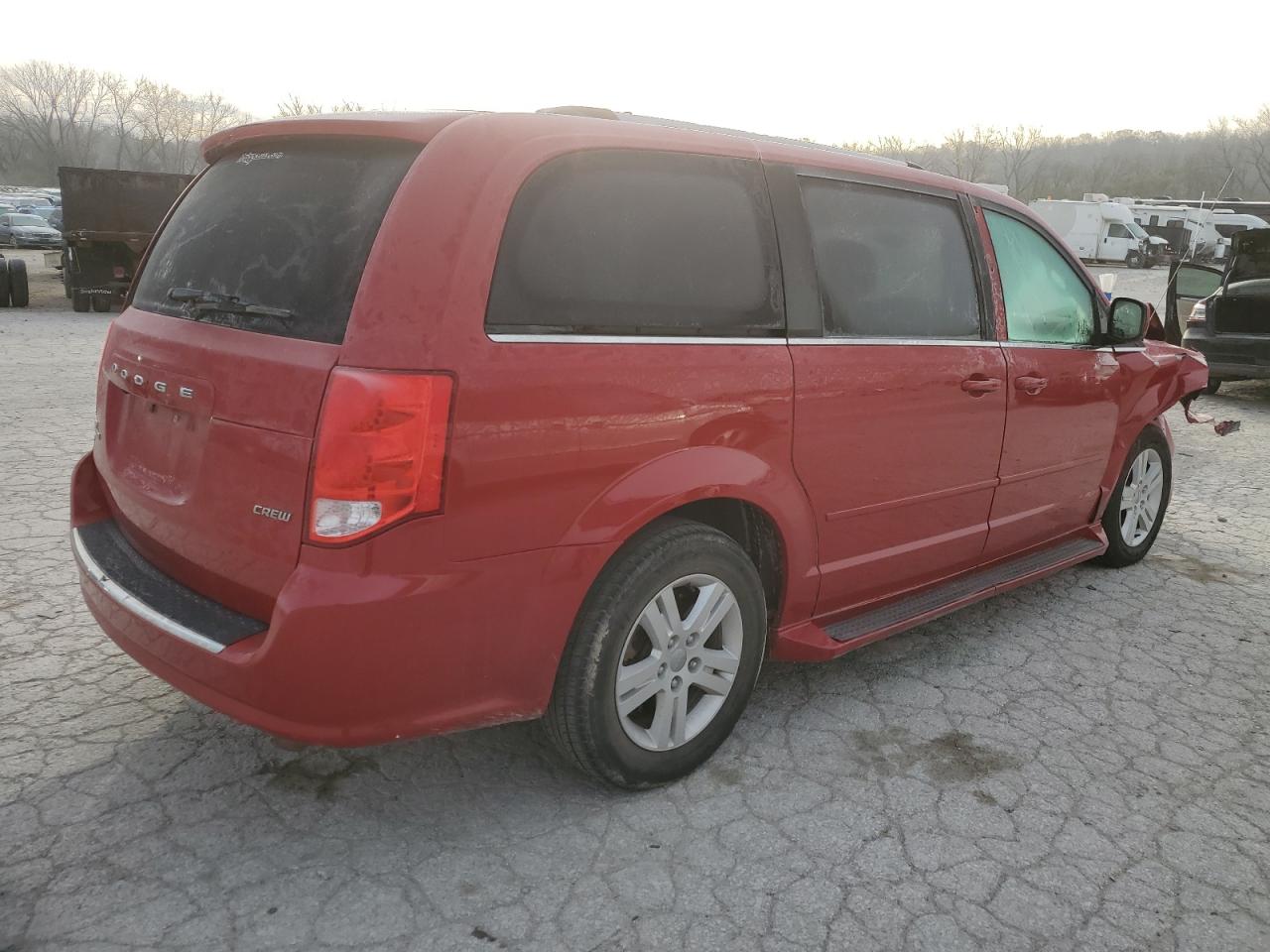 2012 Dodge Caravan VIN 2C4RDGDG5CR220627 Copart auction photo, front end damage thumbnail 3