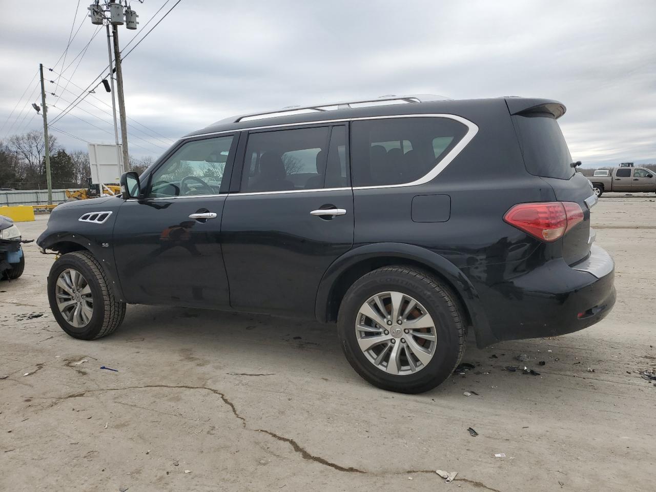 2017 Infiniti QX80 VIN JN8AZ2ND6H9831211 Copart auction photo, front end damage thumbnail 2