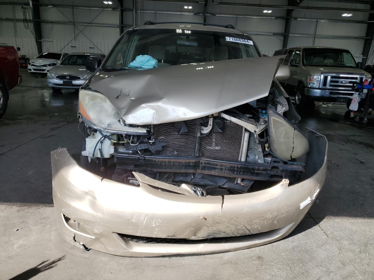 2008 Toyota Sienna VIN 5TDZK23CX8S196752 Copart auction photo, front end / rear end damage thumbnail 5