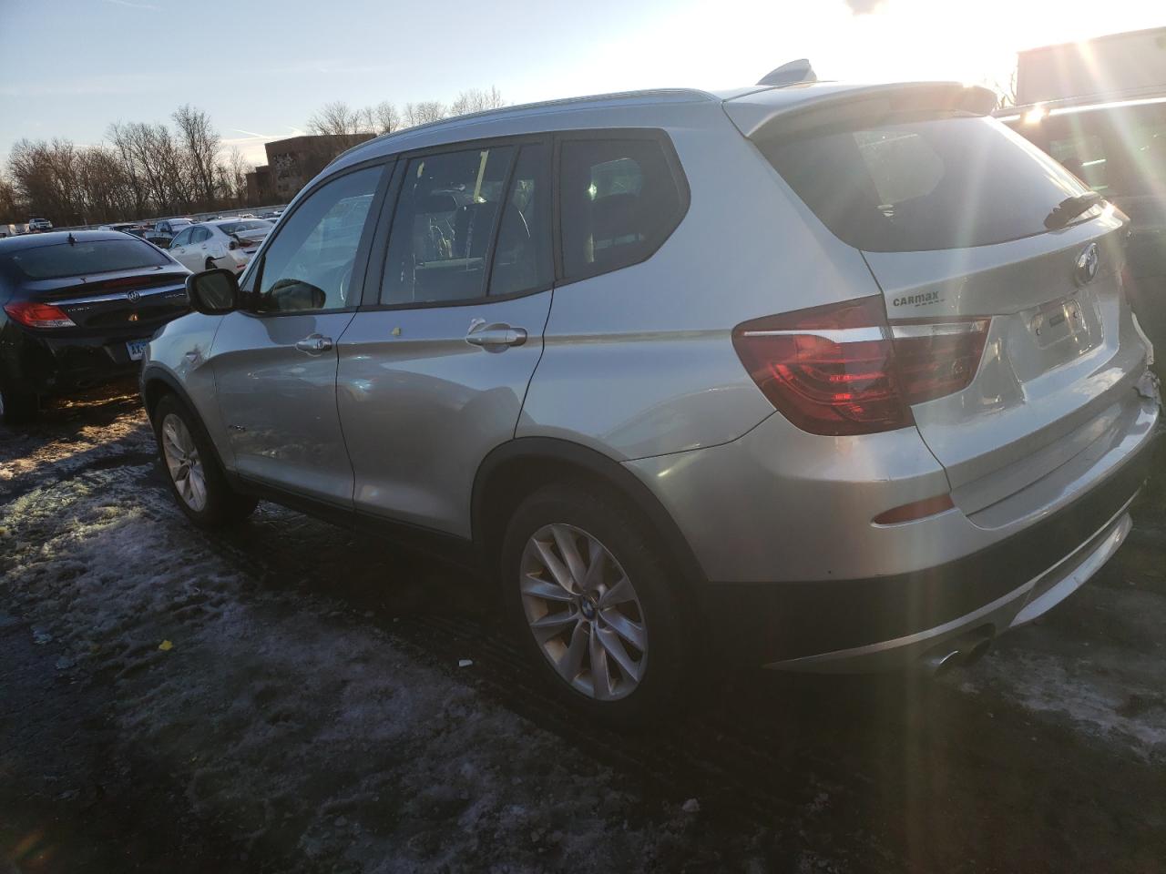 2014 BMW X3 VIN 5UXWX9C55E0D27472 Copart auction photo, rear end damage thumbnail 2