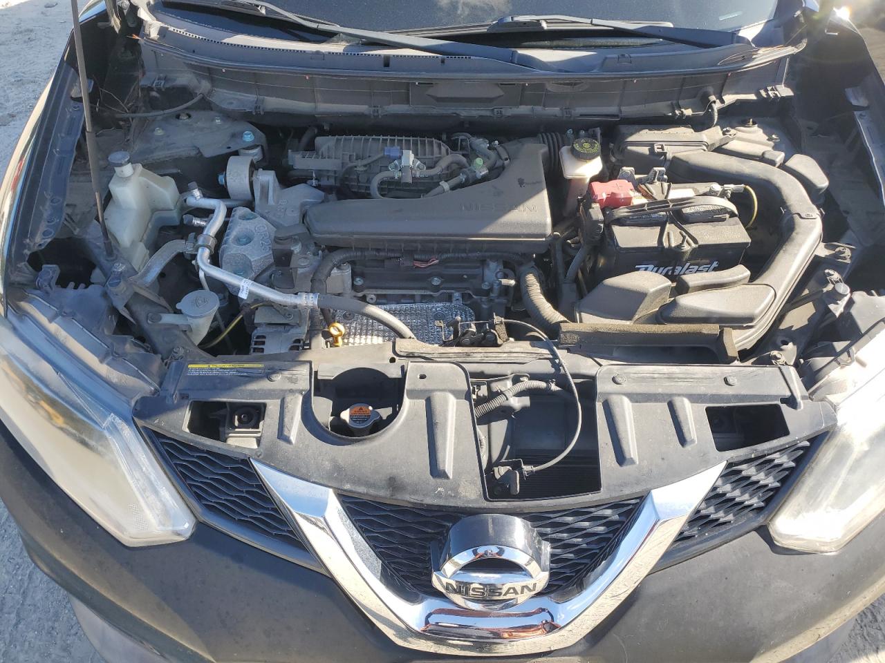 2015 Nissan Rogue VIN KNMAT2MT0FP585870 Copart auction photo, side damage thumbnail 13