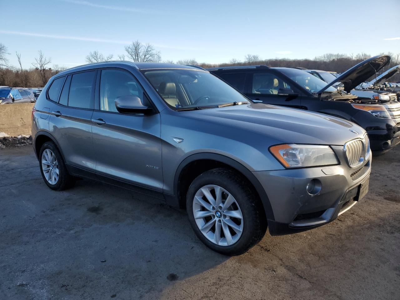 2014 BMW X3 VIN 5UXWX9C56E0D25763 Copart auction photo, side / minor dent/scratches damage thumbnail 4