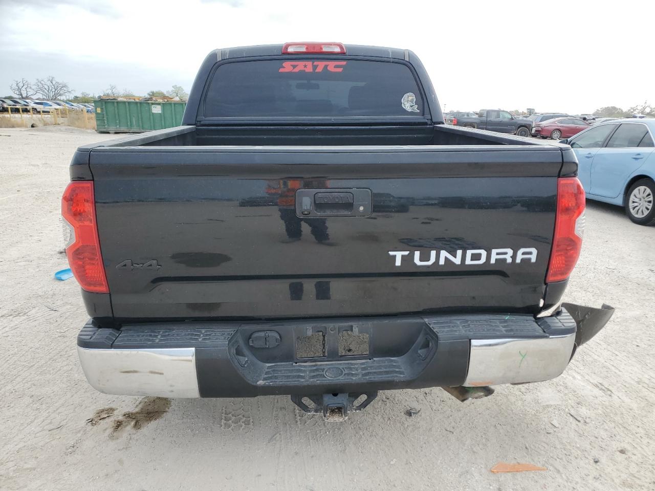 2014 Toyota Tundra VIN 5TFDM5F14EX051518 Copart auction photo, undercarriage / rear end damage thumbnail 6