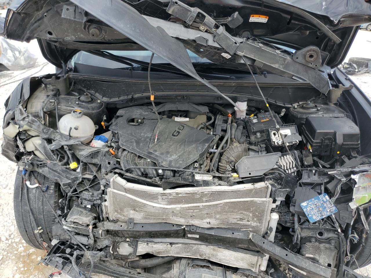 2023 Hyundai Tucson VIN KM8JF3AE2PU251521 Copart auction photo, front end / side damage thumbnail 12
