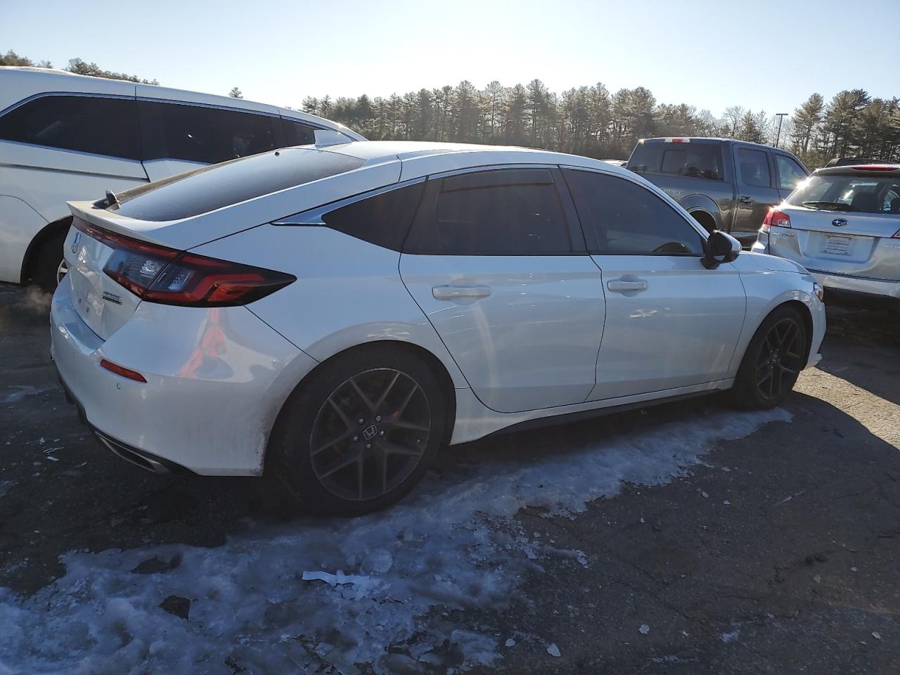 2022 Honda Civic VIN 19XFL1H84NE007209 Copart auction photo, side damage thumbnail 3