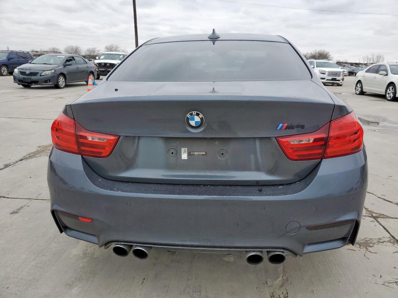 2015 BMW M4 VIN WBS3R9C59FK333026 Copart auction photo, front end / undercarriage damage thumbnail 6