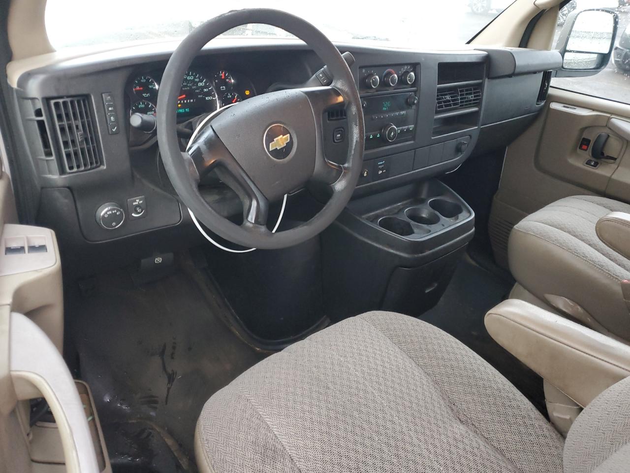 2014 Chevrolet Express VIN 1GCWGFCA3E1126240 Copart auction photo, rear end / front end damage thumbnail 8