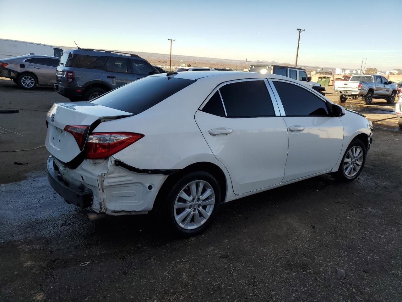 2016 Toyota Corolla VIN 5YFBURHE4GP481100 Copart auction photo, front end / rear end damage thumbnail 3