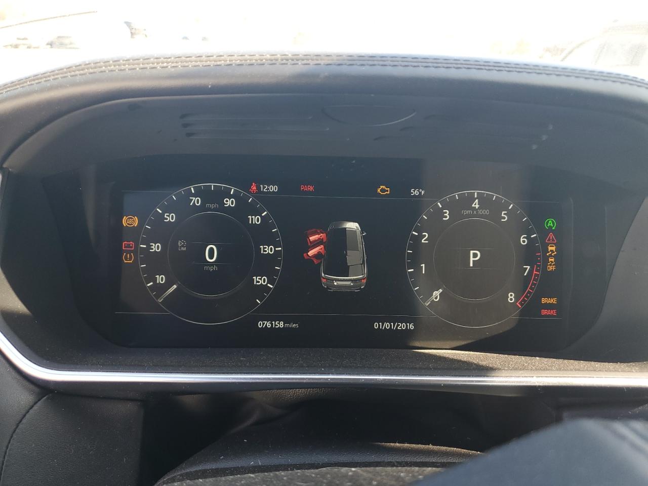 2019 Land Rover Range Rover VIN SALWV2SV4KA426621 Copart auction photo, side / front end damage thumbnail 9