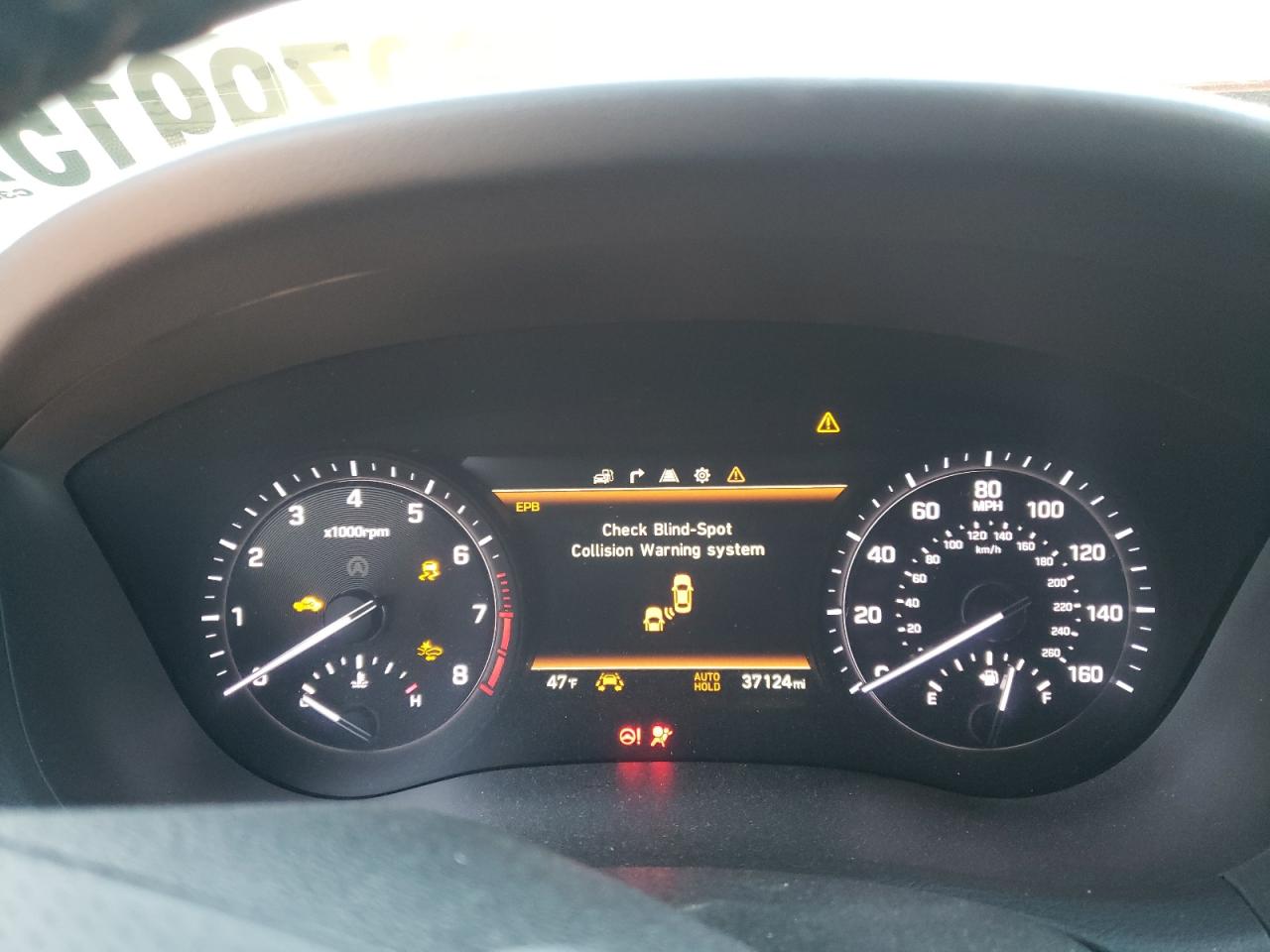 2020 Genesis G70 VIN KMTFN4JB1LU339187 Copart auction photo, front end damage thumbnail 9