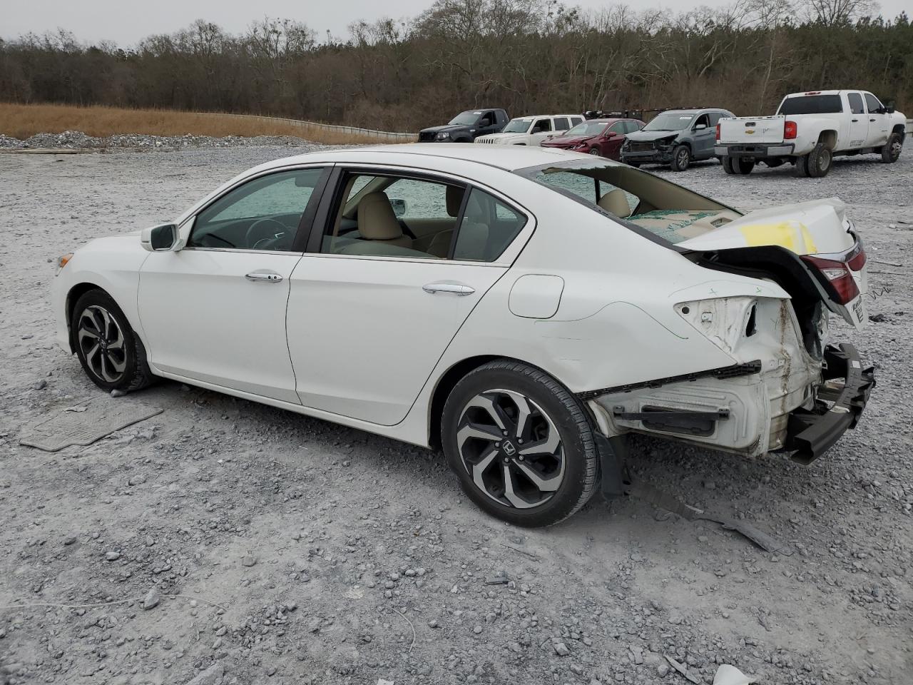 2016 Honda Accord VIN 1HGCR2F81GA166772 Copart auction photo, rear end damage thumbnail 2
