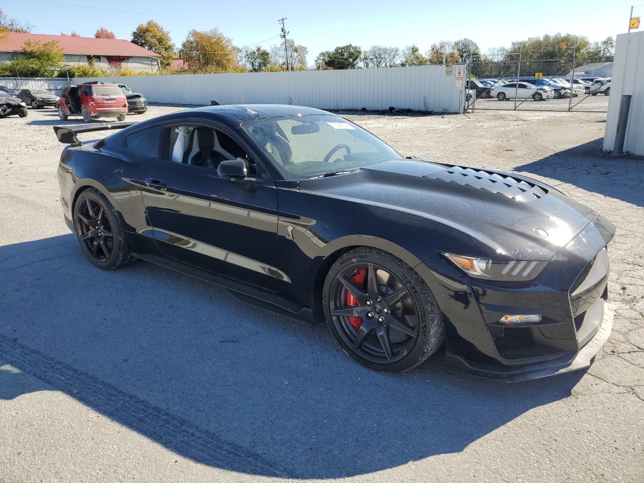 2022 Ford Mustang VIN 1FA6P8SJXN5501164 Copart auction photo, side / front end damage thumbnail 4