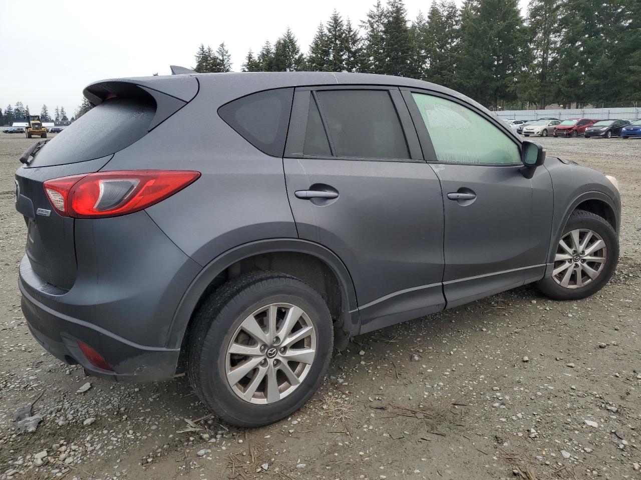 2016 Mazda CX-5 VIN JM3KE2CY4G0915412 Copart auction photo, front end / side damage thumbnail 3