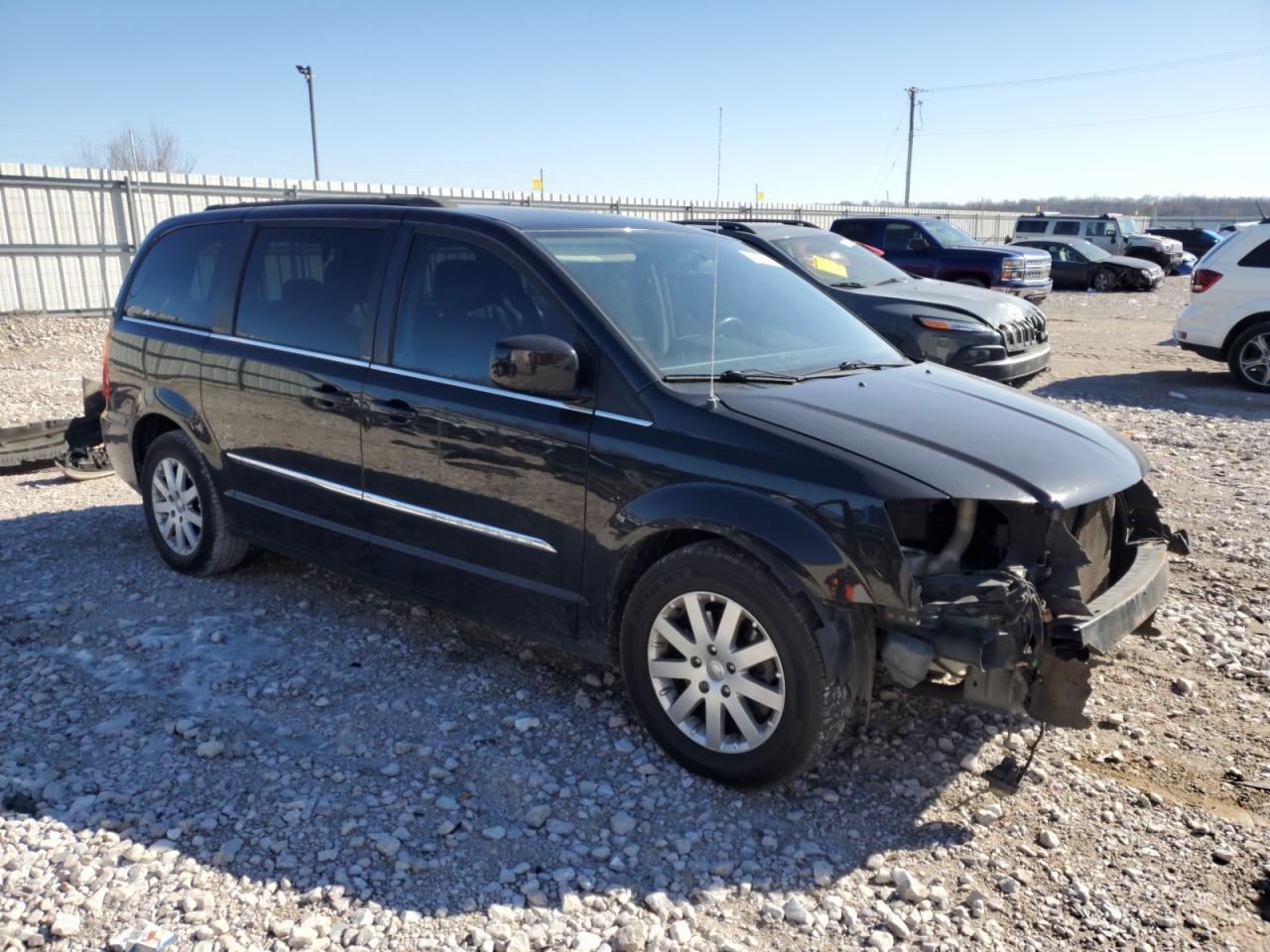2013 Chrysler Town & Country VIN 2C4RC1BGXDR613835 Copart auction photo, front end damage thumbnail 4