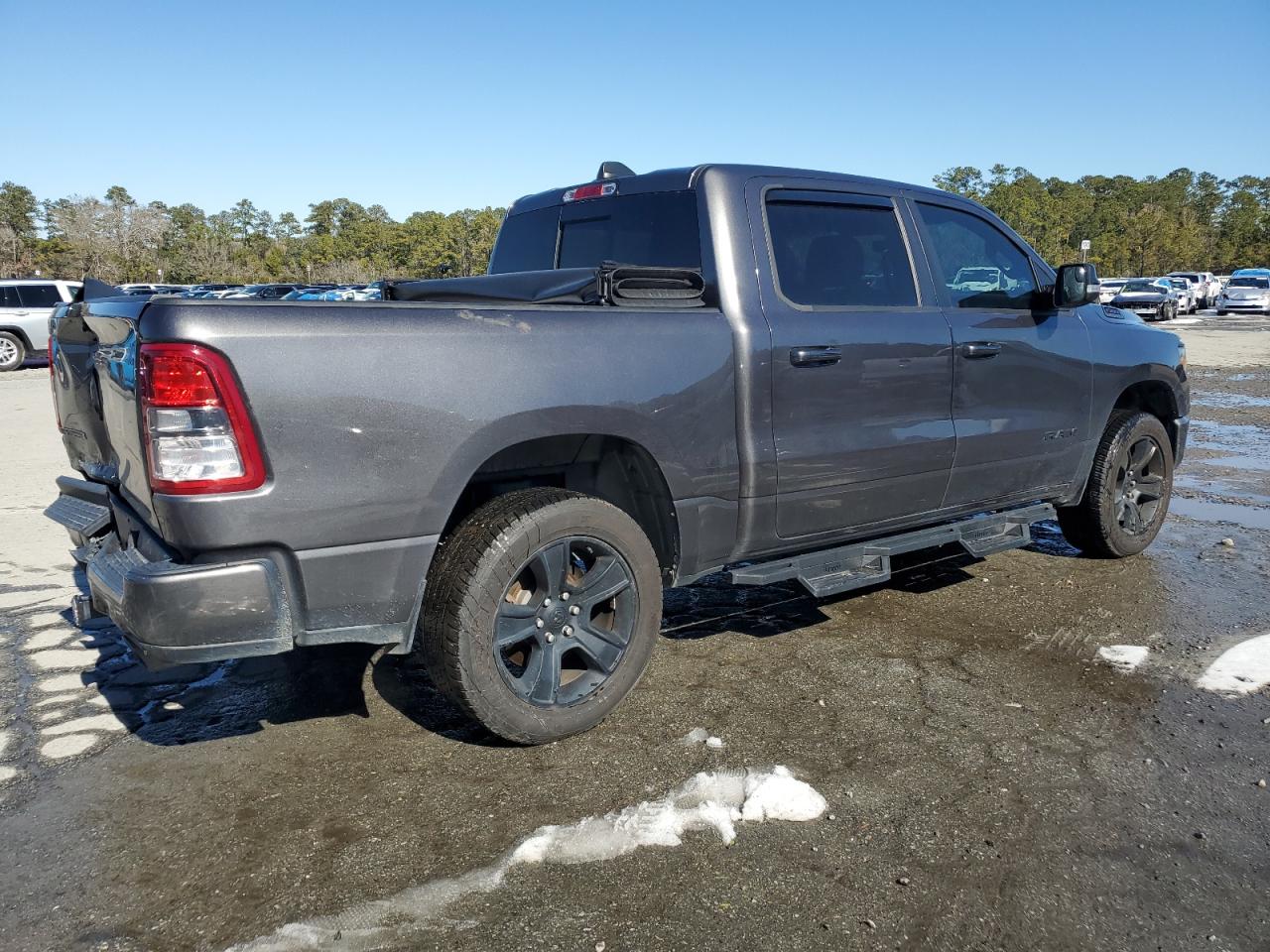 2021 RAM 1500 VIN 1C6RREFT6MN794515 Copart auction photo, rear end damage thumbnail 3