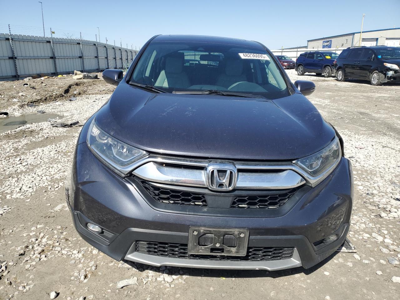 2017 Honda CR-V VIN 5J6RW2H54HL034674 Copart auction photo, front end / side damage thumbnail 5