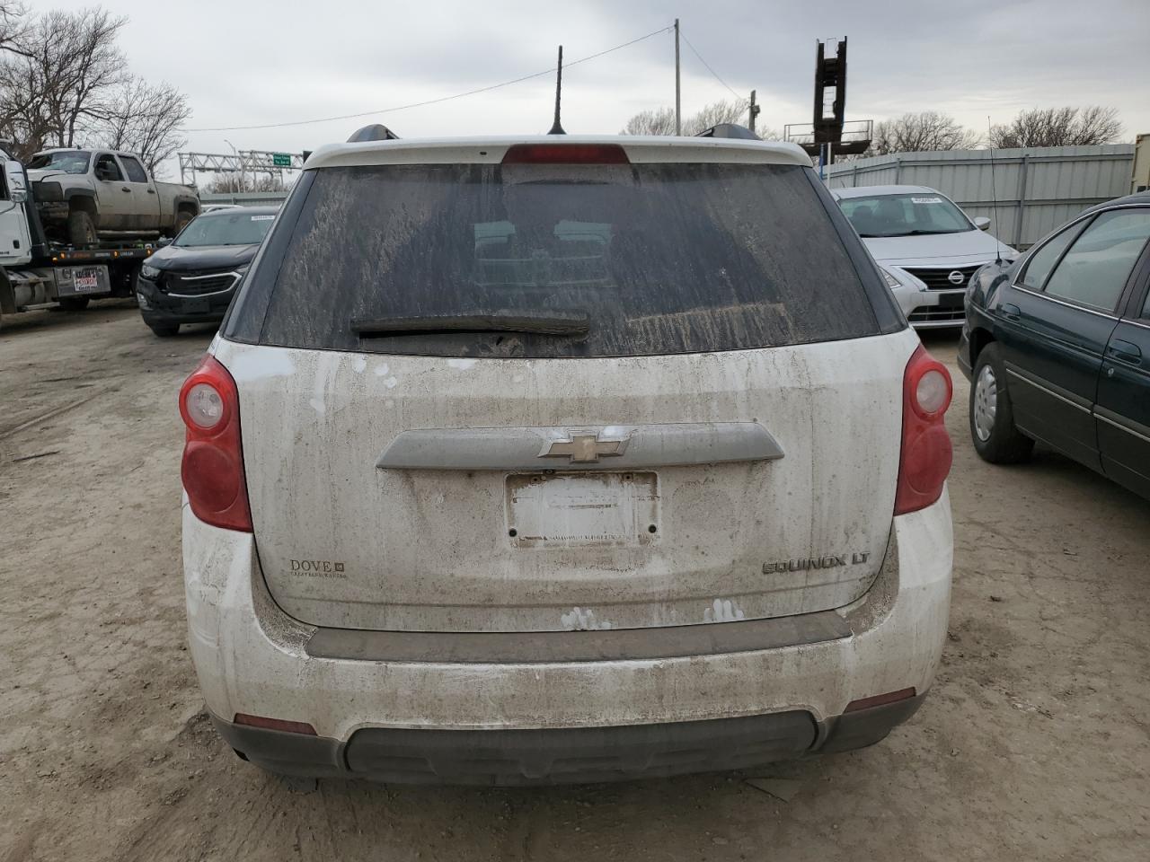 2014 Chevrolet Equinox VIN 2GNALBEK1E6324582 Copart auction photo, front end / side damage thumbnail 6