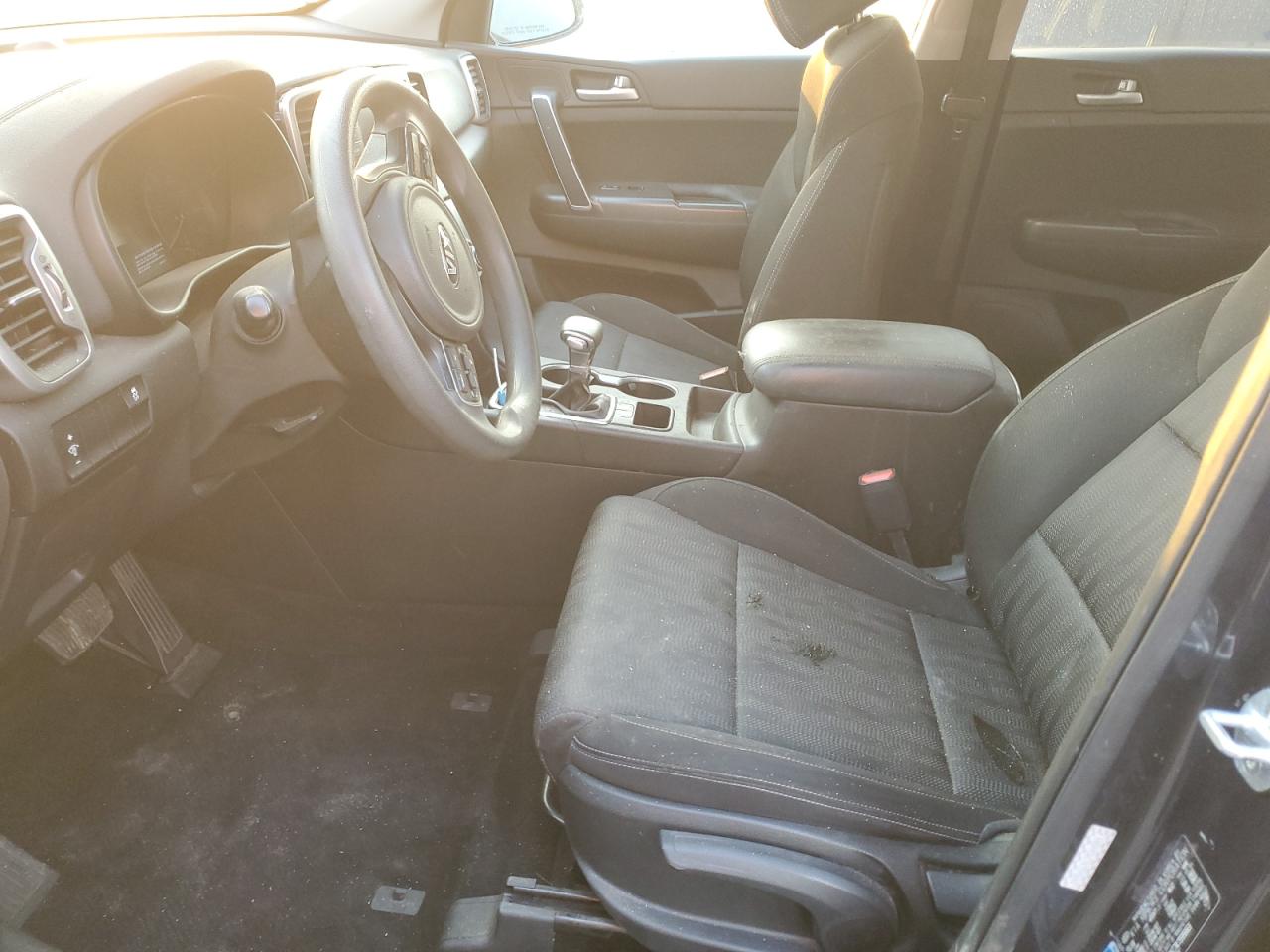 2019 KIA Sportage VIN KNDPM3AC7K7595663 Copart auction photo, vandalism / stripped damage thumbnail 7