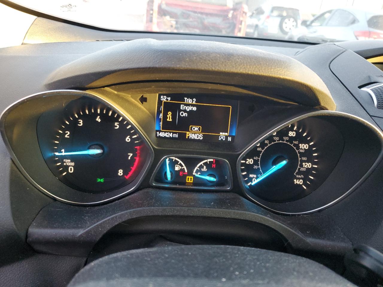 2017 Ford Escape VIN 1FMCU0GD9HUC11417 Copart auction photo, mechanical damage thumbnail 9