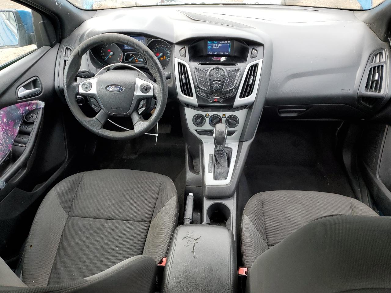 2012 Ford Focus VIN 1FAHP3F23CL193794 Copart auction photo, side / front end damage thumbnail 8